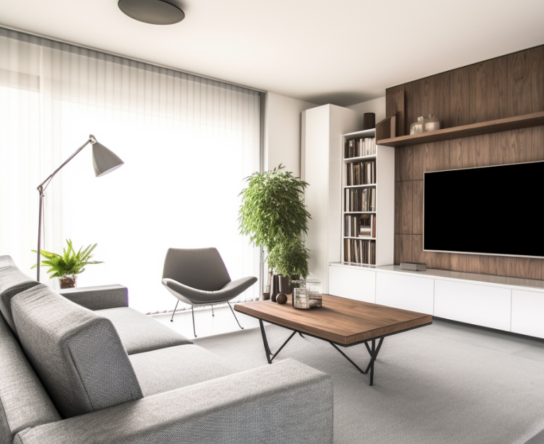 VR modern living room design